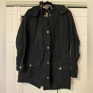 GAP Black Utility Jacket with Hood